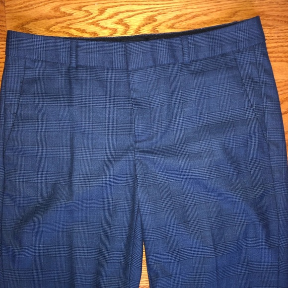 Navy patterned slacks - Picture 2 of 5
